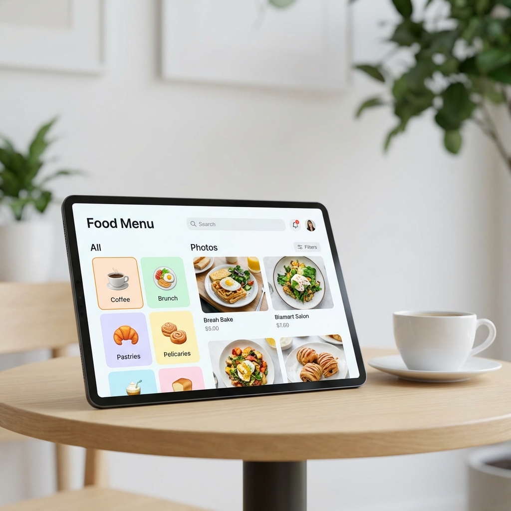 Dijital Menü Tablet